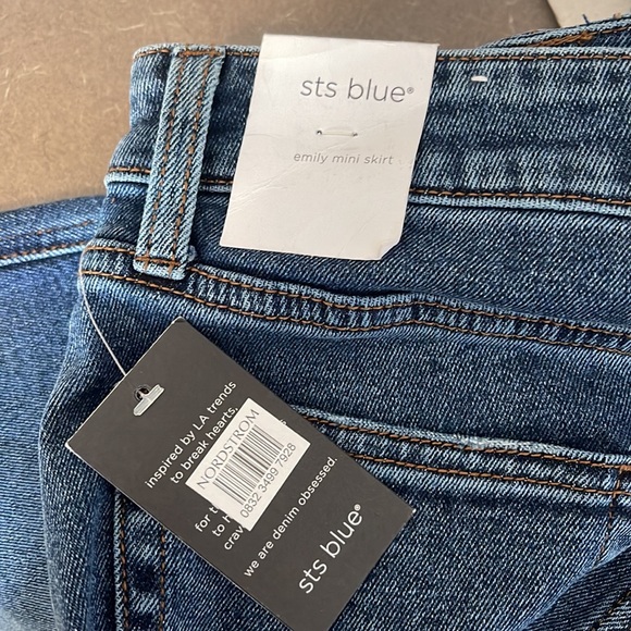 Sts Blue Emily Stretch Denim Miniskirt NWT Size 25 - Picture 8 of 8